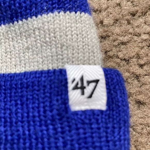 ☀️ 47 Brand Indianapolis Colts Beanie Winter Cap NFL Football OSFA Blue - Picture 6 of 6